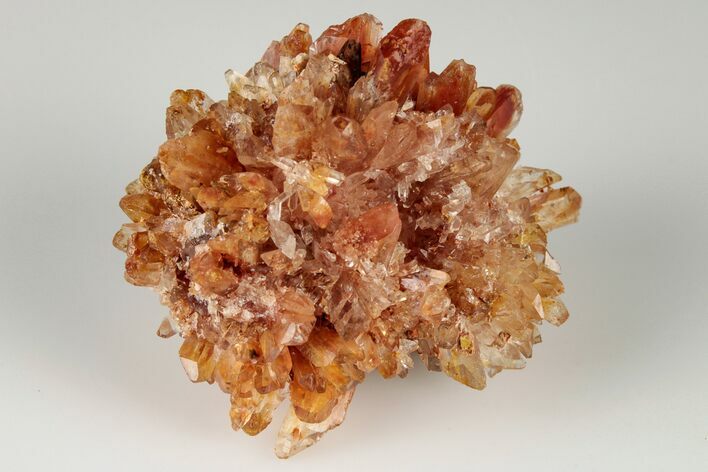 Orange Creedite Crystal Cluster - Durango, Mexico #193765